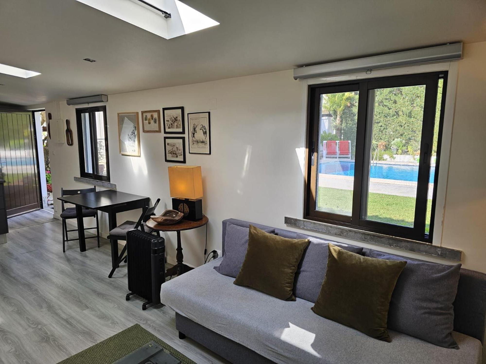 Charming Cozy Studio With Garden & Pool Cascaes Exterior foto